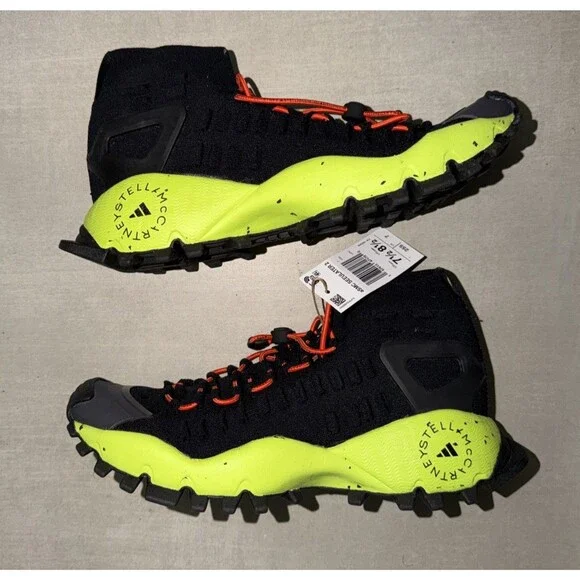 Women’s Adidas By Stella McCartney Seeulater 2 Black Running Shoes JH8944 - Picture 4 of 6